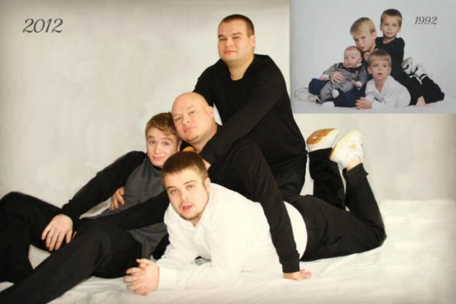 Interesting And Funny Family Photos (16 pics)