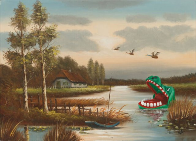 Strange Paintings From Thrift Shops (30 pics)