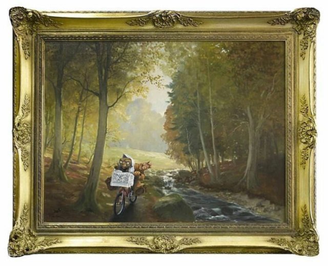 Strange Paintings From Thrift Shops (30 pics)