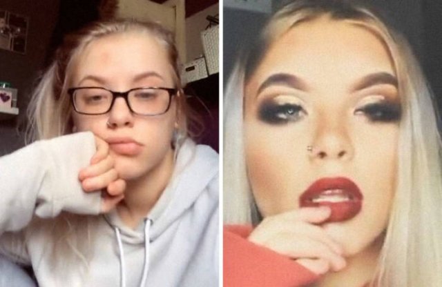 Funny Photos With And Without Filtres (29 pics)