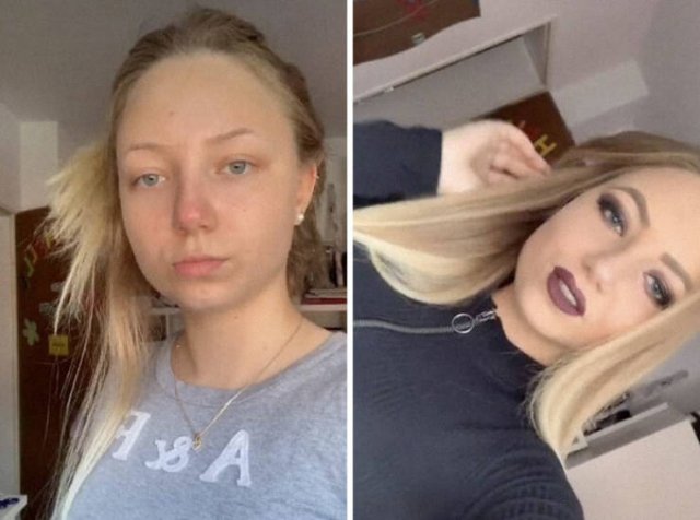 Funny Photos With And Without Filtres (29 pics)