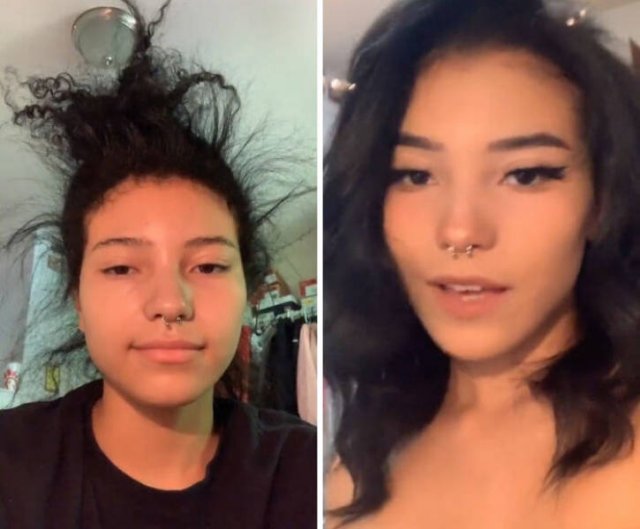 Funny Photos With And Without Filtres (29 pics)