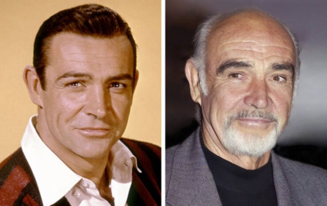 Famous Men Then And Now (20 pics)