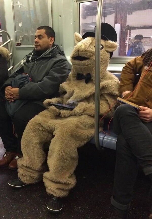 Strange People In The Subway (36 pics)