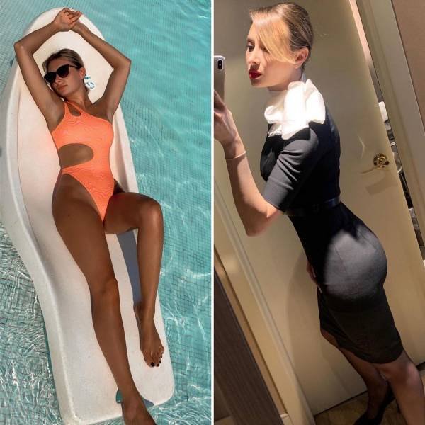 Hot Flight Attendants Without Uniform (25 pics)
