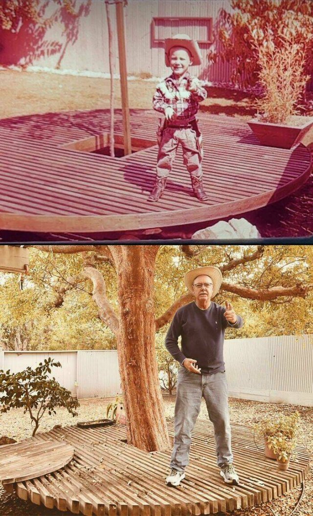People Recreate Photos From The Past (41 pics)