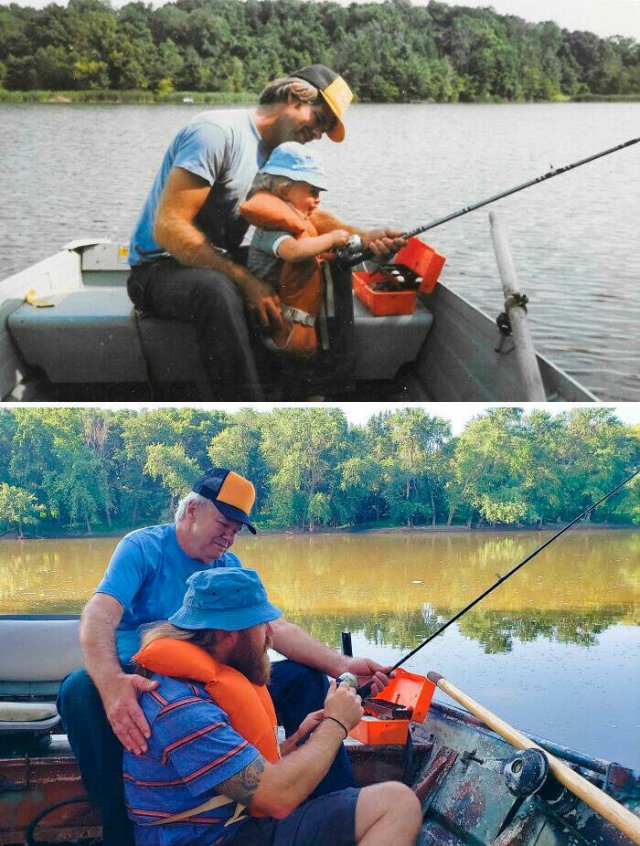People Recreate Photos From The Past (41 pics)