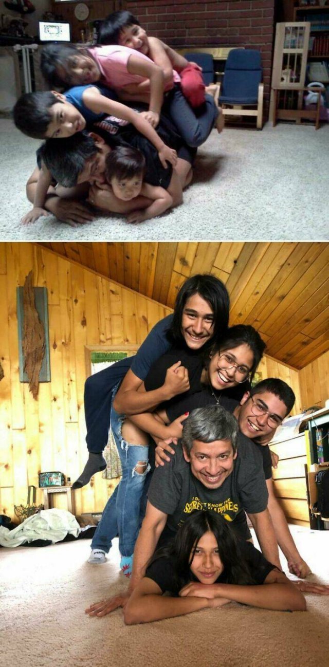People Recreate Photos From The Past (41 pics)