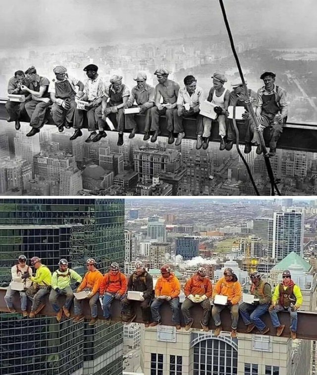 People Recreate Photos From The Past (41 pics)