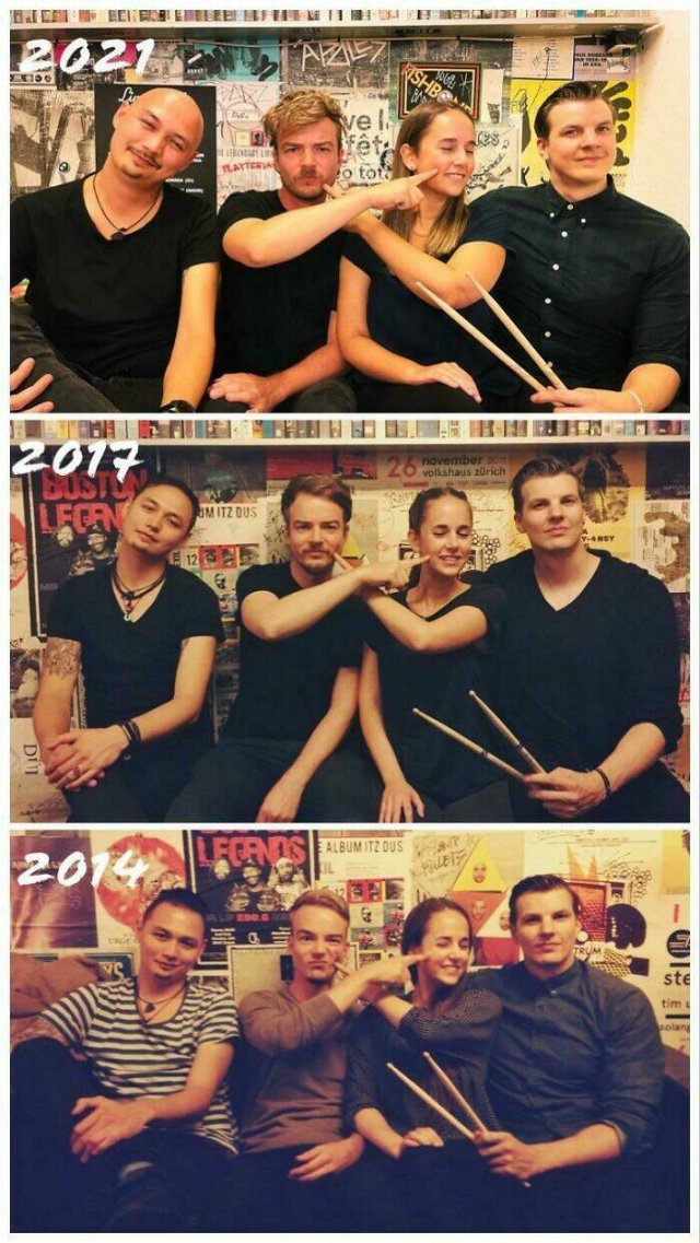People Recreate Photos From The Past (41 pics)