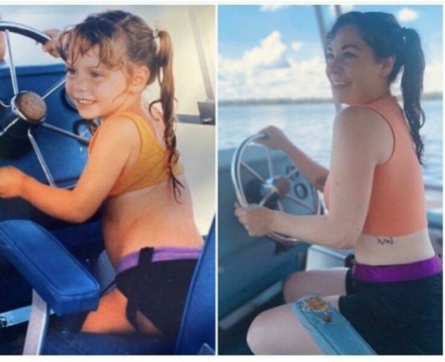 People Recreate Photos From The Past (41 pics)