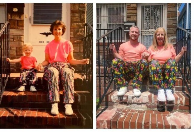 People Recreate Photos From The Past (41 pics)
