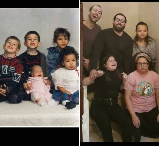 People Recreate Photos From The Past (41 pics)