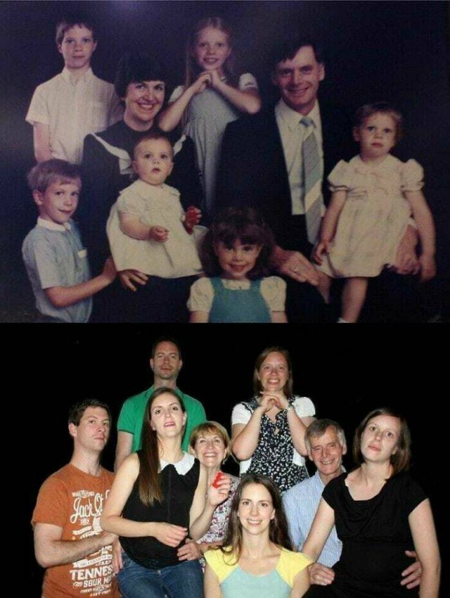 People Recreate Photos From The Past (41 pics)