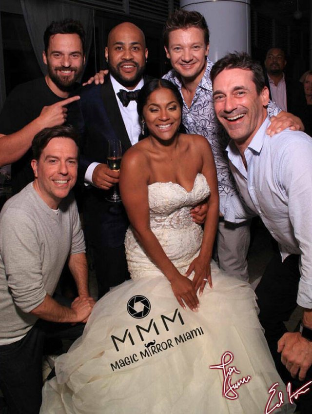 Celebrities Who Accidentally Ended Up At Weddings (41 pics)
