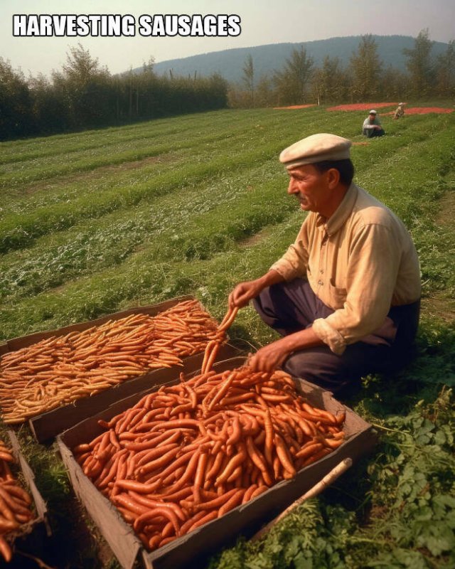 AI-Generated Photos About Unusual Harvests (20 pics)