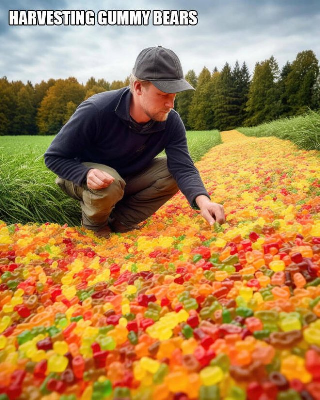 AI-Generated Photos About Unusual Harvests (20 pics)