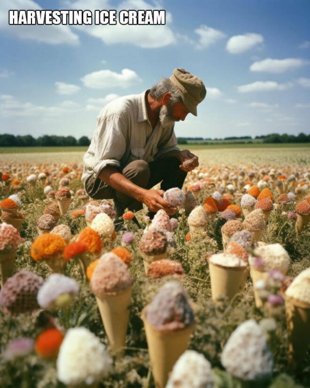 AI-Generated Photos About Unusual Harvests (20 pics)