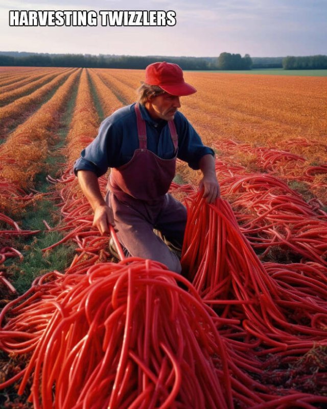 AI-Generated Photos About Unusual Harvests (20 pics)