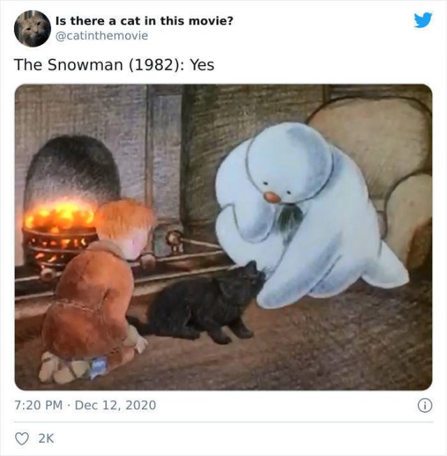 Cats That Have Been Spotted In Movies (30 pics)