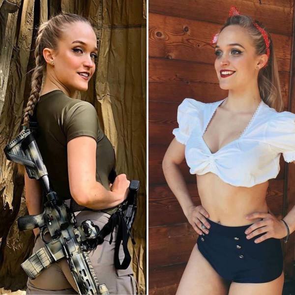 Girls And Guns (63 pics)