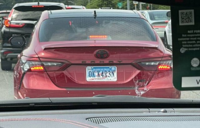 Funny Car Numbers (15 pics)