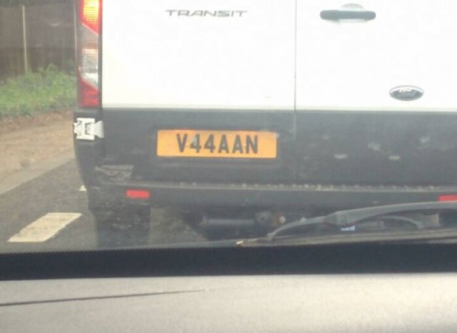 Funny Car Numbers (15 pics)