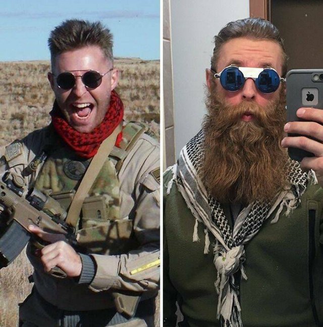Men With And Without Beards (20 pics)