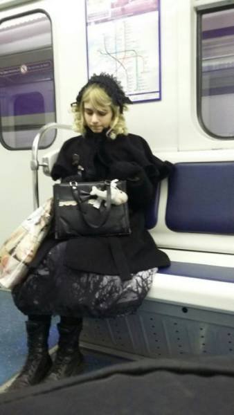Odd People In The Subway (38 pics)