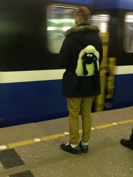 Odd People In The Subway (38 pics)