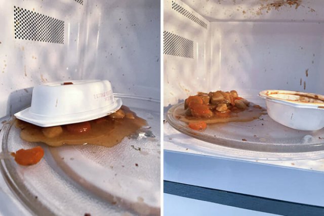 When Microwaves Go Wrong (25 pics)