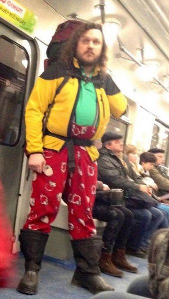 Odd People In The Subway (51 pics)