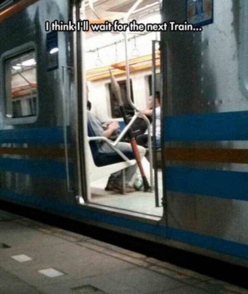 Odd People In The Subway (51 pics)