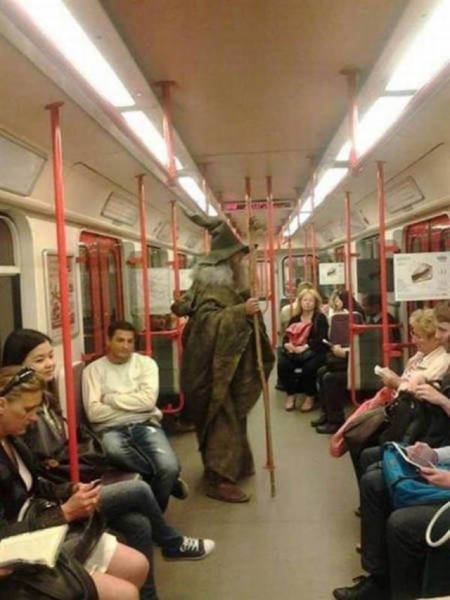 Odd People In The Subway (51 pics)