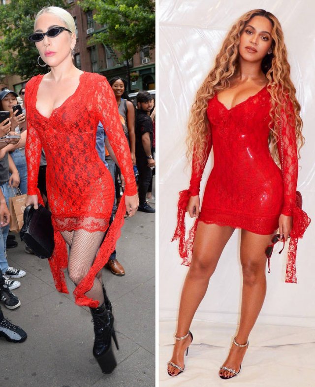 Celebrities In The Same Clothes (17 pics)