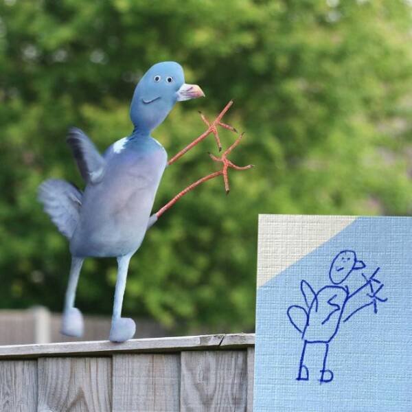 Kids Animal Drawings In Real Life (24 pics)