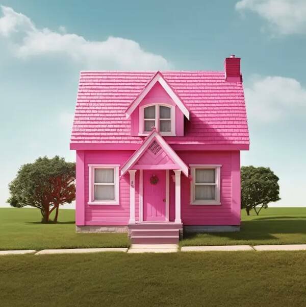 If Homes Looked Like In ''Barbie'' Movie (25 pics)