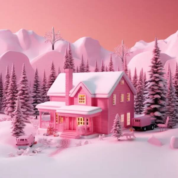 If Homes Looked Like In ''Barbie'' Movie (25 pics)