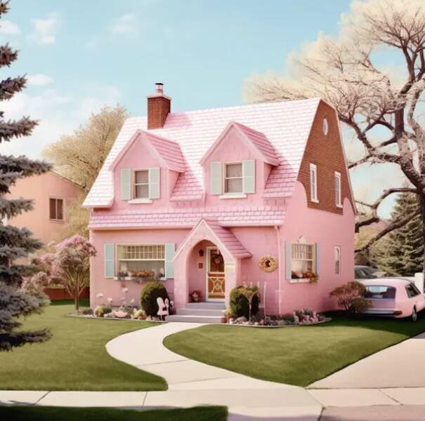 If Homes Looked Like In ''Barbie'' Movie (25 pics)