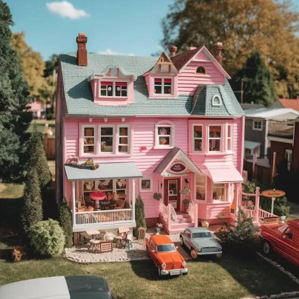 If Homes Looked Like In ''Barbie'' Movie (25 pics)