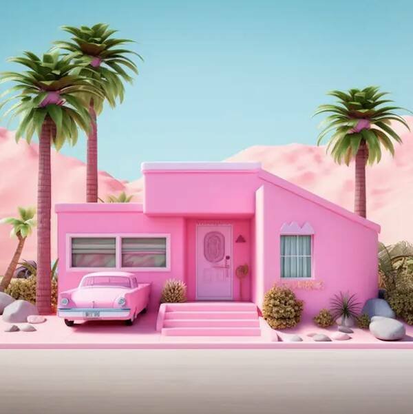 If Homes Looked Like In ''Barbie'' Movie (25 pics)