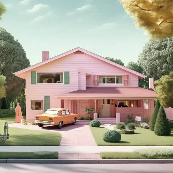 If Homes Looked Like In ''Barbie'' Movie (25 pics)