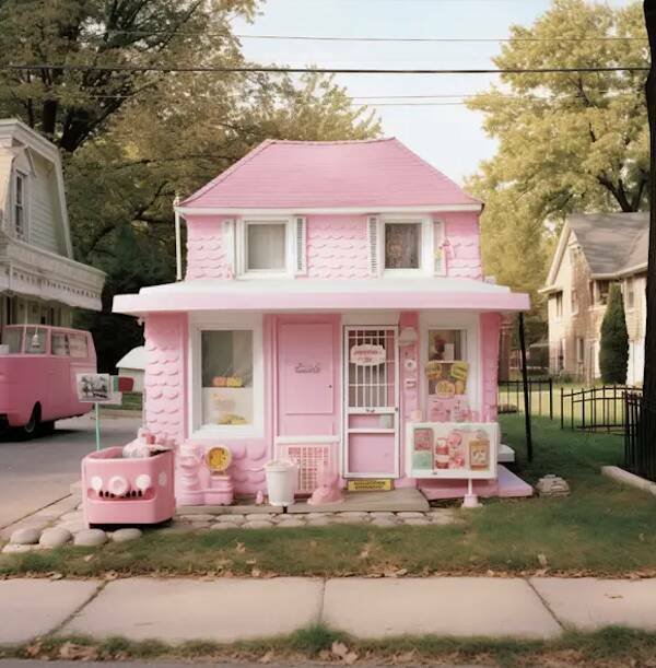 If Homes Looked Like In ''Barbie'' Movie (25 pics)