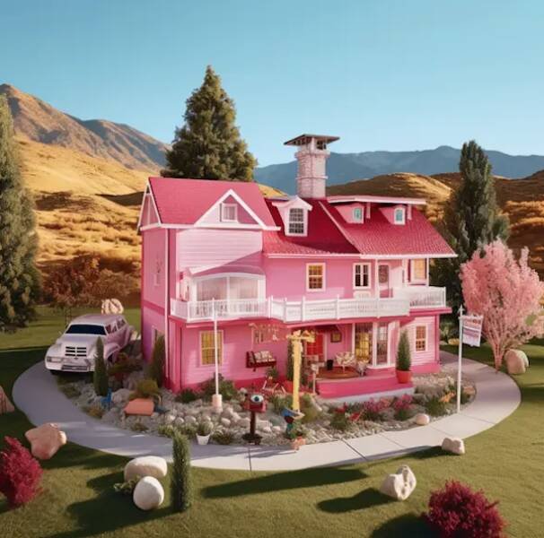 If Homes Looked Like In ''Barbie'' Movie (25 pics)