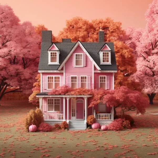 If Homes Looked Like In ''Barbie'' Movie (25 pics)