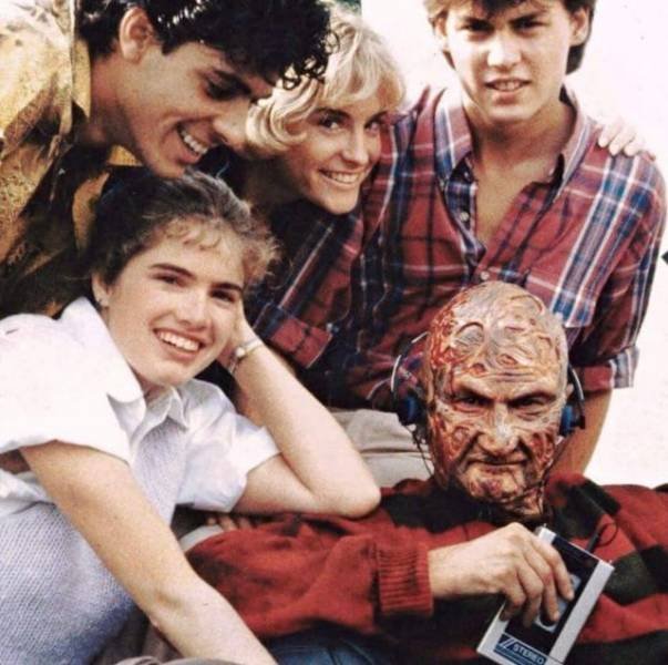 Rare Photos From Filming Of ''A Nightmare On Elm Street'' (28 pics)