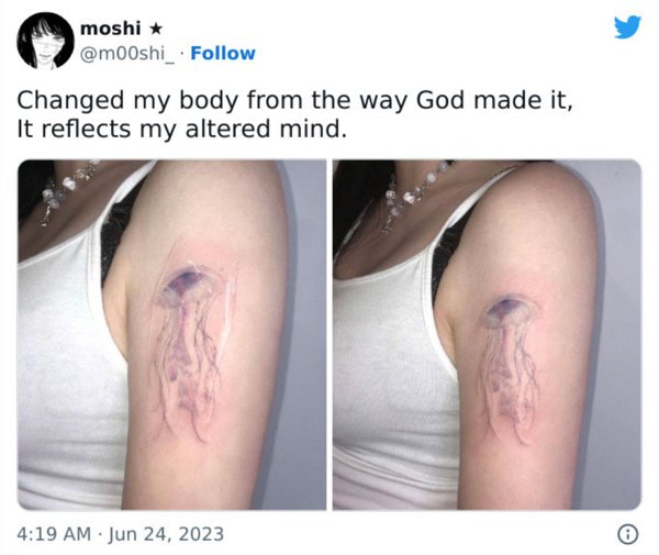 Interesting And Unusual Tattoos (42 pics)