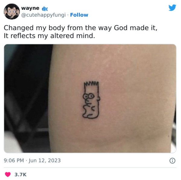 Interesting And Unusual Tattoos (42 pics)