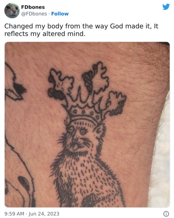 Interesting And Unusual Tattoos (42 pics)