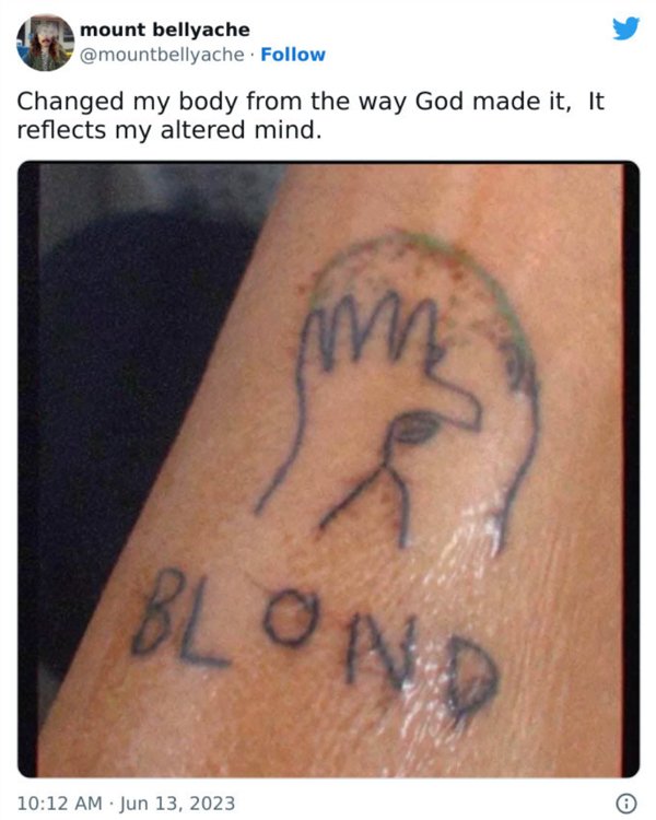 Interesting And Unusual Tattoos (42 pics)